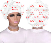 Key Necessities Satin Hair Bonnet- White